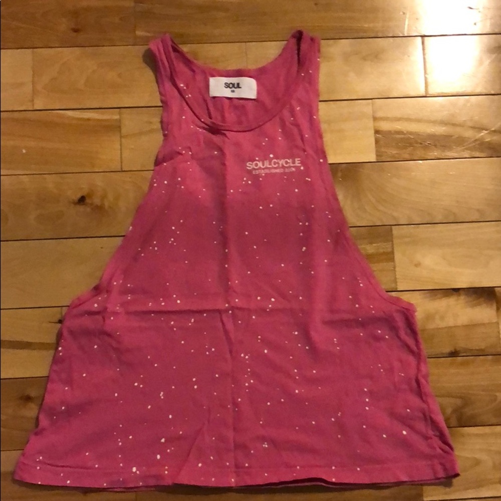 Pink SOULCYCLE muscle tank, size XS